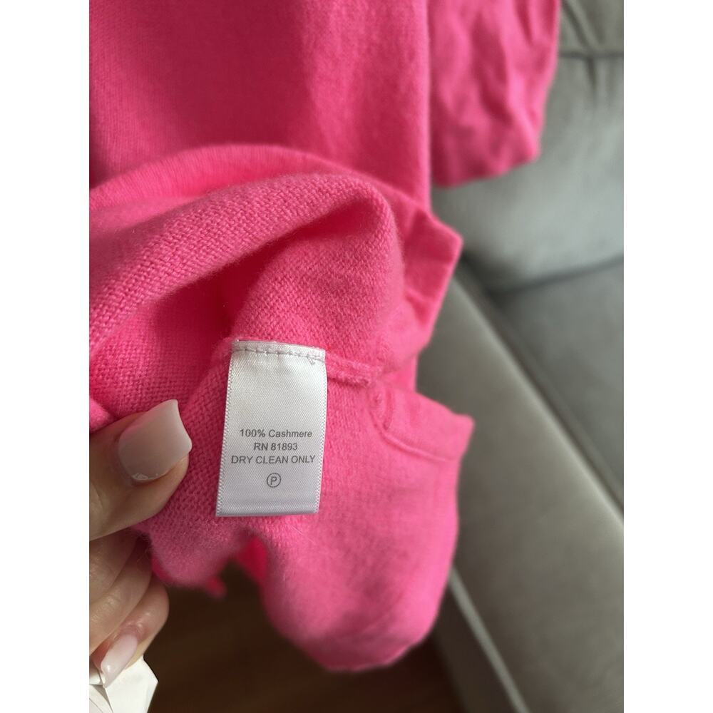 Isaac Mizrahi Pink Cashmere Womans Sweater M - Picture 3 of 9
